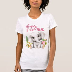 Elephant Safari Tropical Jungle Baby Shower T-Shirt