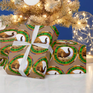 Elephant Scents African Safari Wrapping Paper