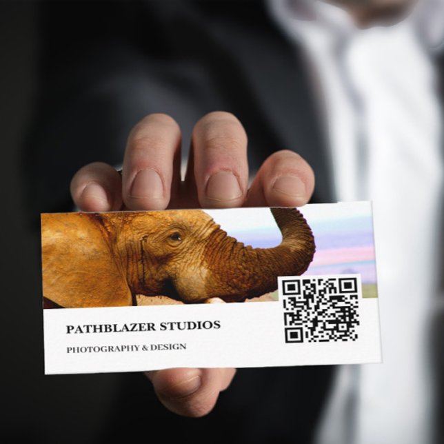 Elephant Scents | Wildlife Photography | Business Card (Creator Uploaded)