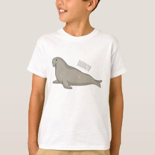 Elephant seal cartoon illustration  T-Shirt
