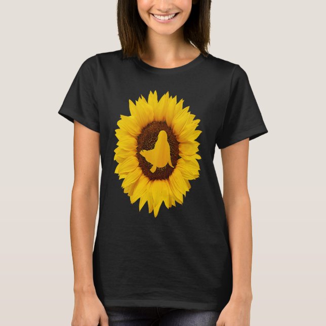 Elephant Seal For Women Men Pup Animal Sunflower T-Shirt (Front)