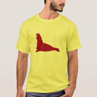 Elephant Seal Shirt crimson