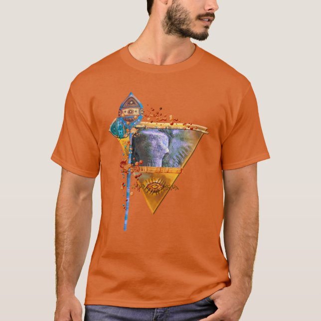 Elephant Shield "THE MIGHTY TRIBE" T-Shirt (Front)