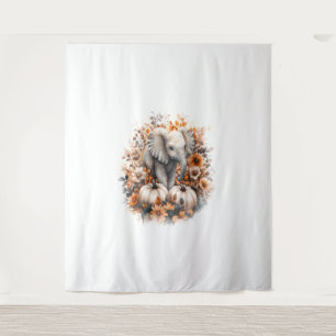 Elephant Shirt Country Pumpkin Tapestry