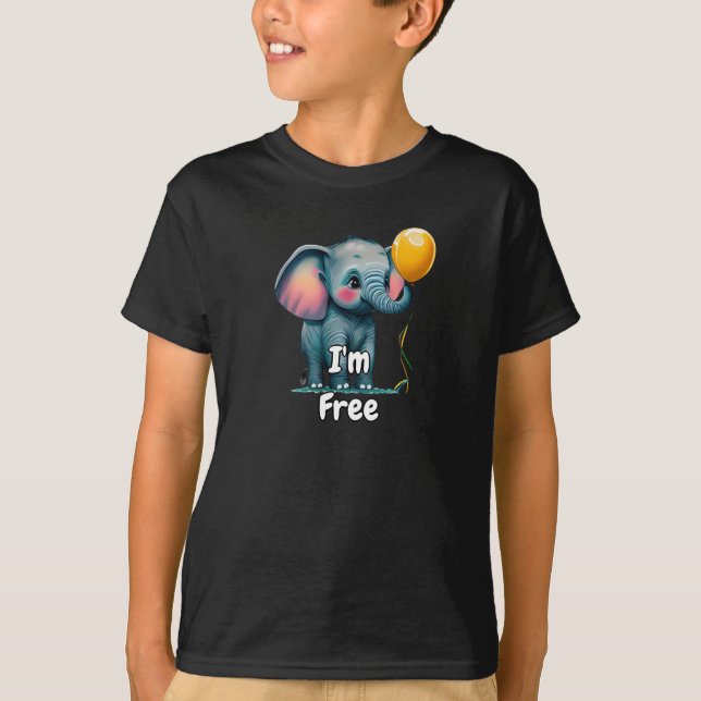 Elephant Shirt Fun Cool Unique Best Stylish Kid (Front)