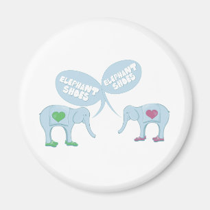 Elephant Shoes Magnet