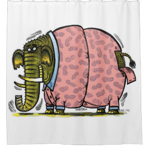 Elephant Shower Curtain