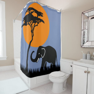 Elephant Shower Curtain