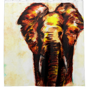Elephant Shower Curtain