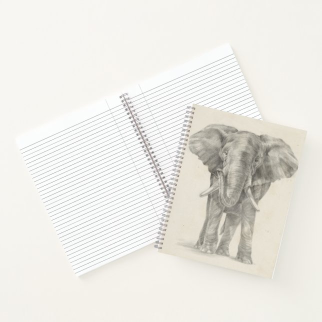 Elephant Sketch Notebook (Inside)