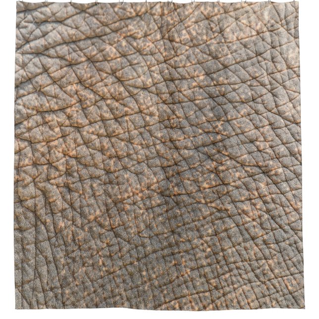 Elephant Skin: Abstract Texture Background Shower Curtain (Front)