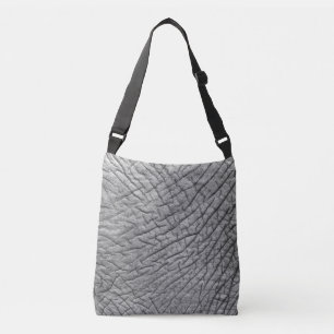 Elephant skin crossbody bag
