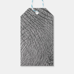 Elephant skin gift tags