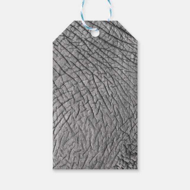 Elephant skin gift tags (Front)