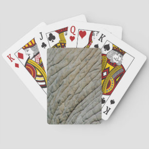 Elephant Skin Personalized With Your Name Playing Cards