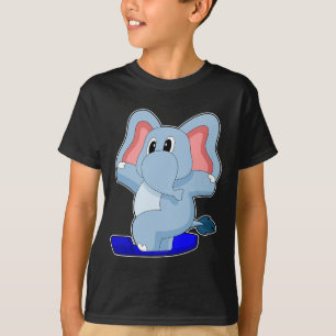 Elephant Snowboard Winter sports T-Shirt
