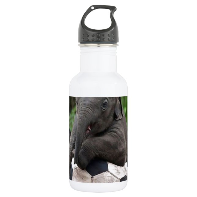 Elephant Soccer 532 Ml Water Bottle (Front)