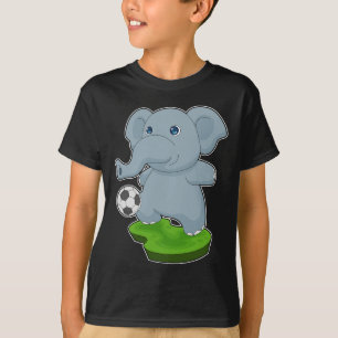 Elephant Soccer player Soccer Sports T-Shirt