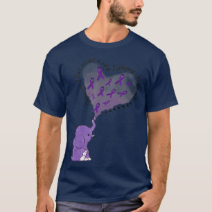 Elephant Someone I Love Needs A Cure Epilepsy T-Shirt