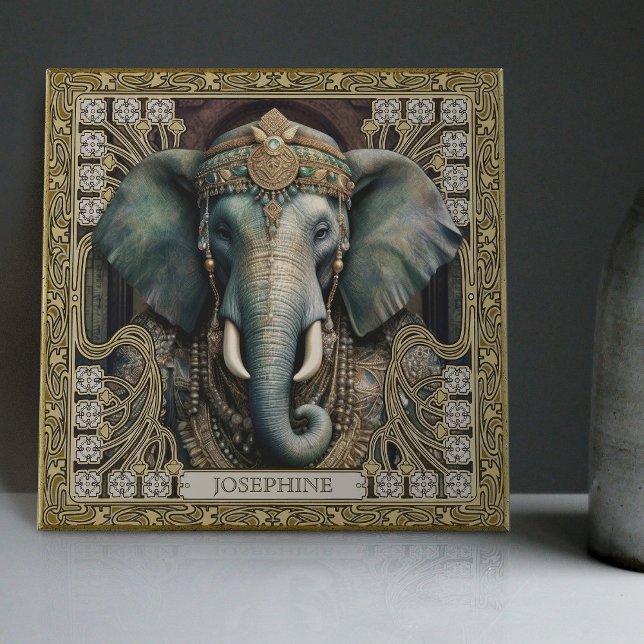 Elephant Spirit Animal Carpetpunk Jewels Altarpiec Tile (Creator Uploaded)
