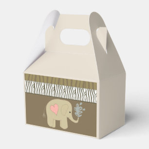 Elephant Spraying Water Favour Box