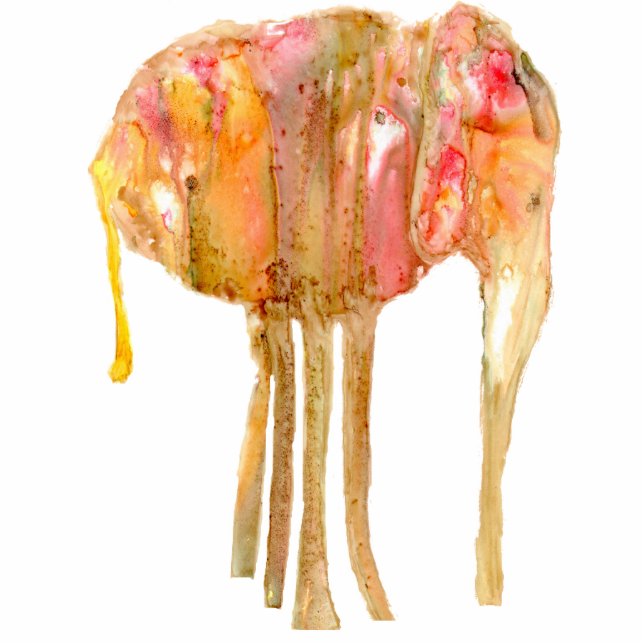 Elephant Standing Photo Sculpture (Front)