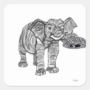 Elephant Sticker