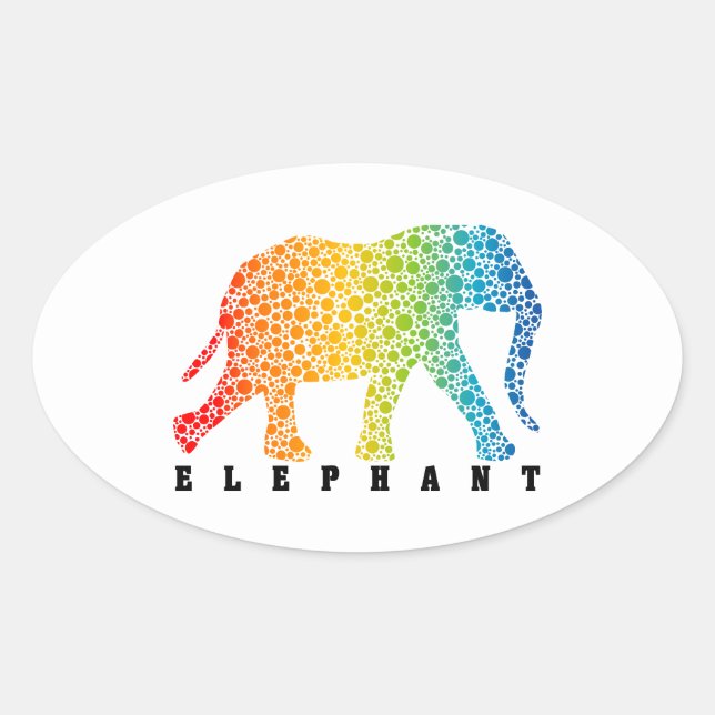 Elephant Sticker (Front)