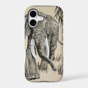 Elephant Strolling Through Wooded Savanna Art