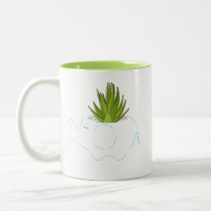 Elephant Succulent Mug 1