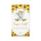 Elephant Sunflower Baby Shower Diaper Raffle