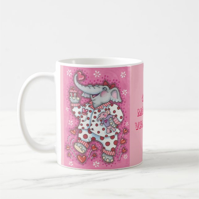 Elephant Sweetheart VALENTINE MUG (Left)