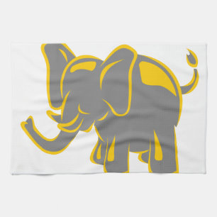 Elephant Tea Towel
