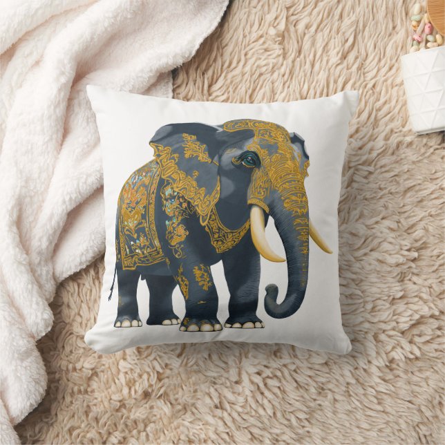 Elephant Thai style  Cushion (Blanket)
