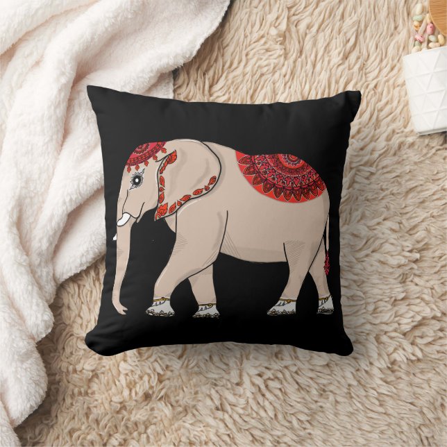 Elephant Thai style  Cushion (Blanket)