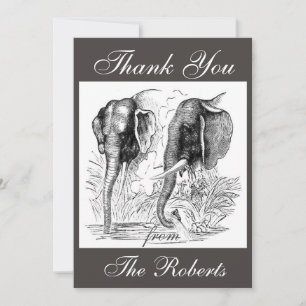 Elephant Thank You Card