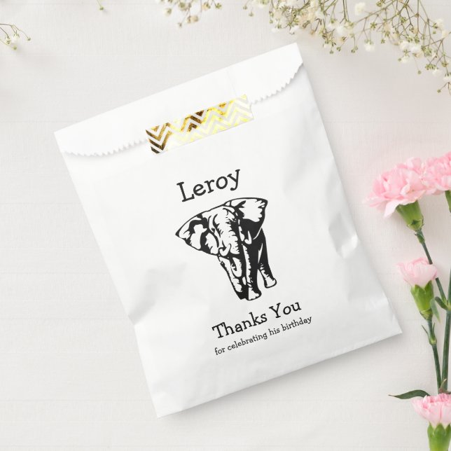 Elephant Thank you Favour Bags (Sealed)