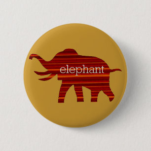 ELEPHANT THEATER 6 CM ROUND BADGE