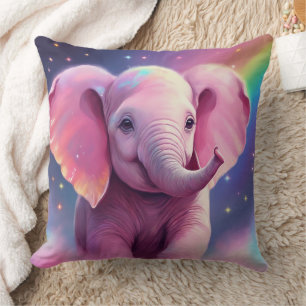 Elephant Throw Pillow