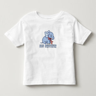 Elephant Toy Big Brother Toddler T-Shirt