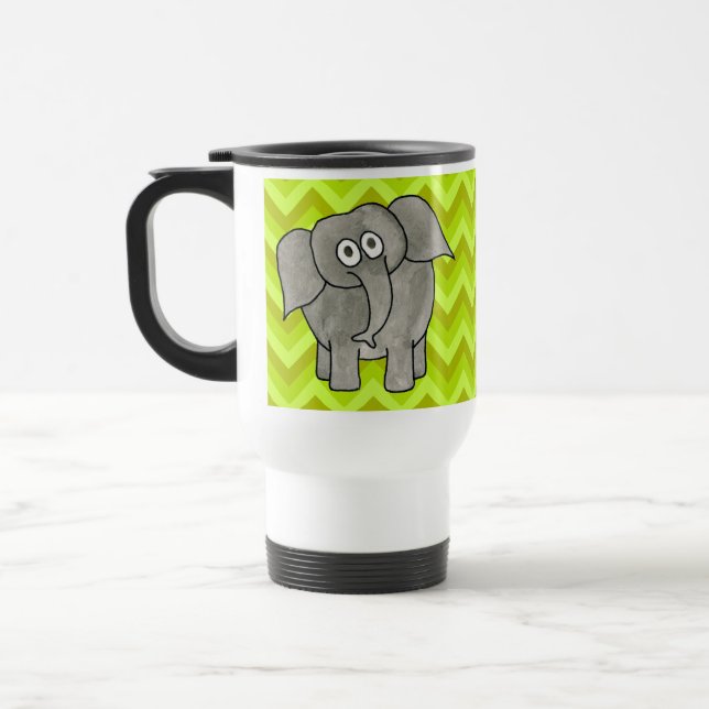 Elephant. Travel Mug (Left)