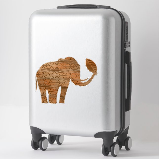 Elephant Tribal Art Design (Suitcase)