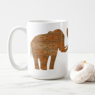 Elephant Tribal Art Design Coffee Mug