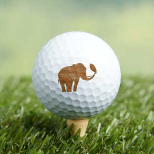 Elephant Tribal Art Design Golf Balls