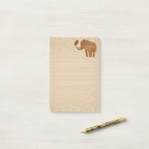 Elephant Tribal Art Design Post-it Notes