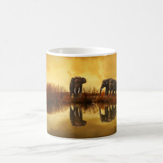 Elephant Trio Wildlife Coffee Mug