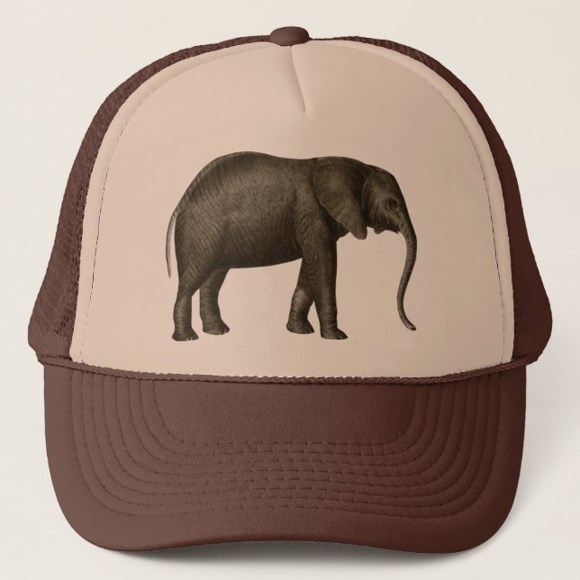 Elephant Trucker Hat (Front)