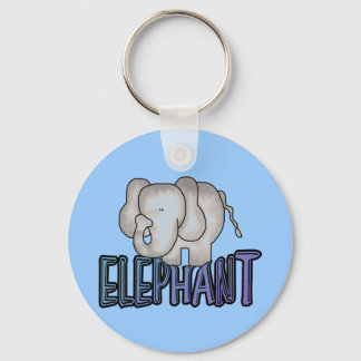 Elephant Tshirts and Gifts Key Ring