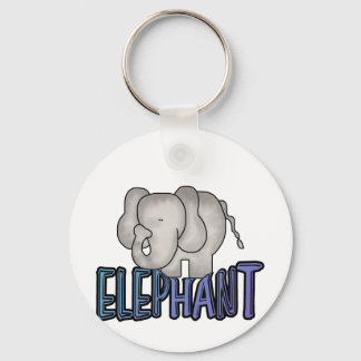Elephant Tshirts and Gifts Key Ring