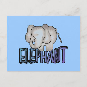 Elephant Tshirts and Gifts Postcard
